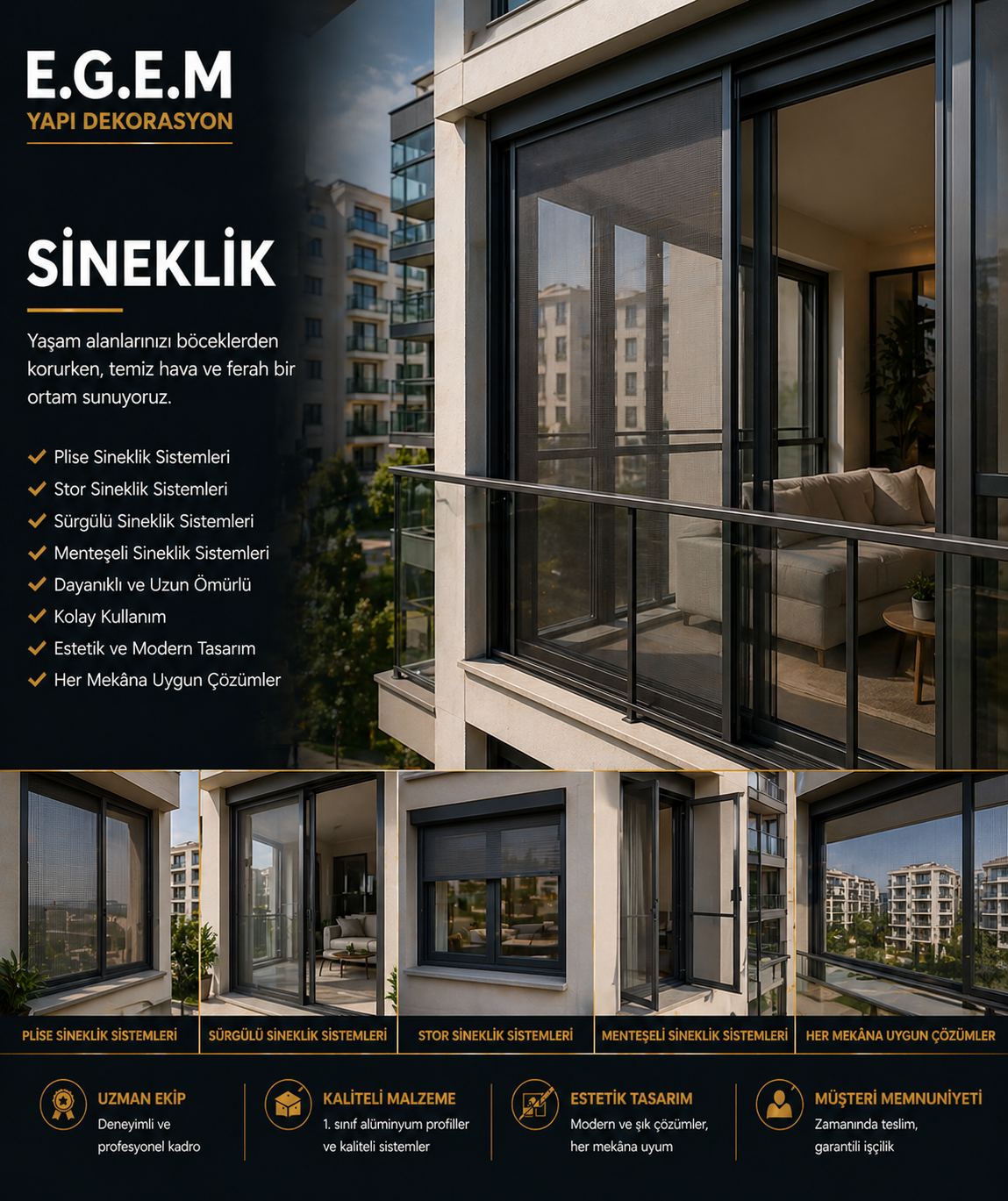 Sineklik Izmir Tum Ilceler Rehberi: Uygulama, Fiyat ve Montaj Süreci